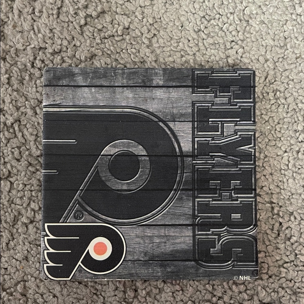 Philadelphia Flyers Hockey Ceramic Coasters Set of 2 - Picture 4 of 8